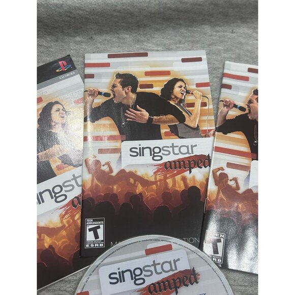 Singstar Amped PlayStation 2 Video Game CD For PC 2006 - Picture 3 of 6